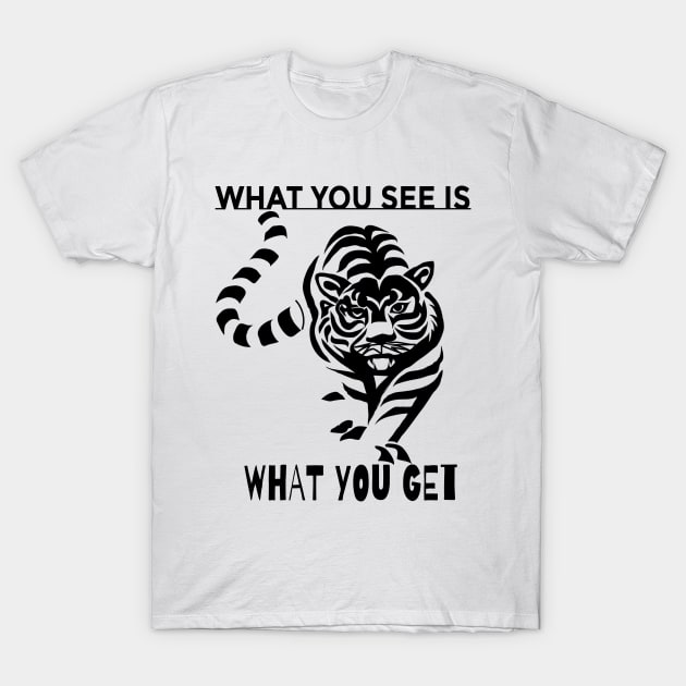 What you see is what you get T-Shirt by summerDesigns